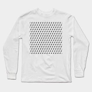 Black and white scandinavian deers Long Sleeve T-Shirt